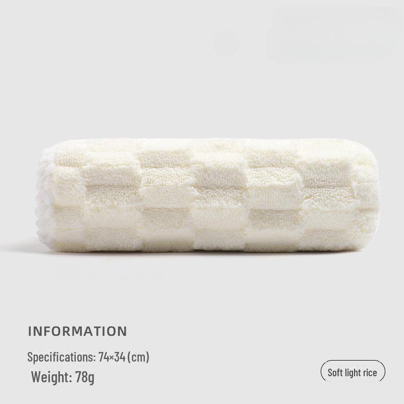 

Утолщенный банный халат-полотенце из кораллового флиса Cross-Border - быстросохнущий, впитывающий, мягкий хлопок для спорта и домашнего использования 35×75cm