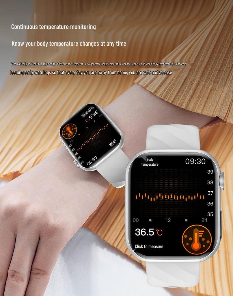 Smartwatch ECG MT500 com Display AMOLED e Suporte para Alipay Offline