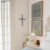Hand Forged Iron Wall Cross Unique Home Decor