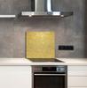 PANNELLO IN VETRO PER CUCINA 65x60 Oro