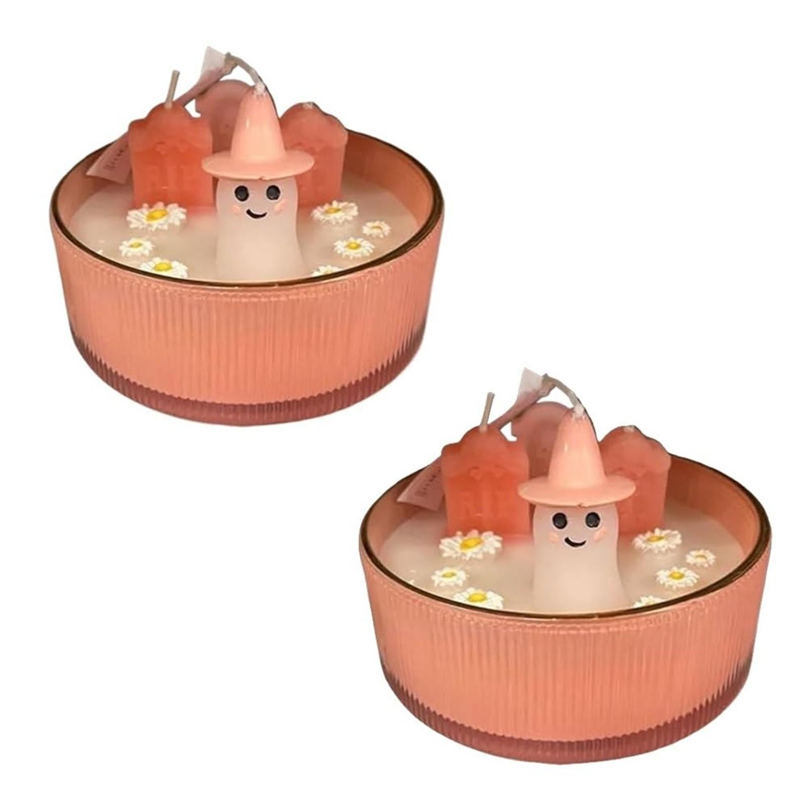 

Свеча-призрак, новинка в виде кексов и кашемировая свеча на кладбище, ароматизированная свеча «Ты был призраком на Хэллоуин»