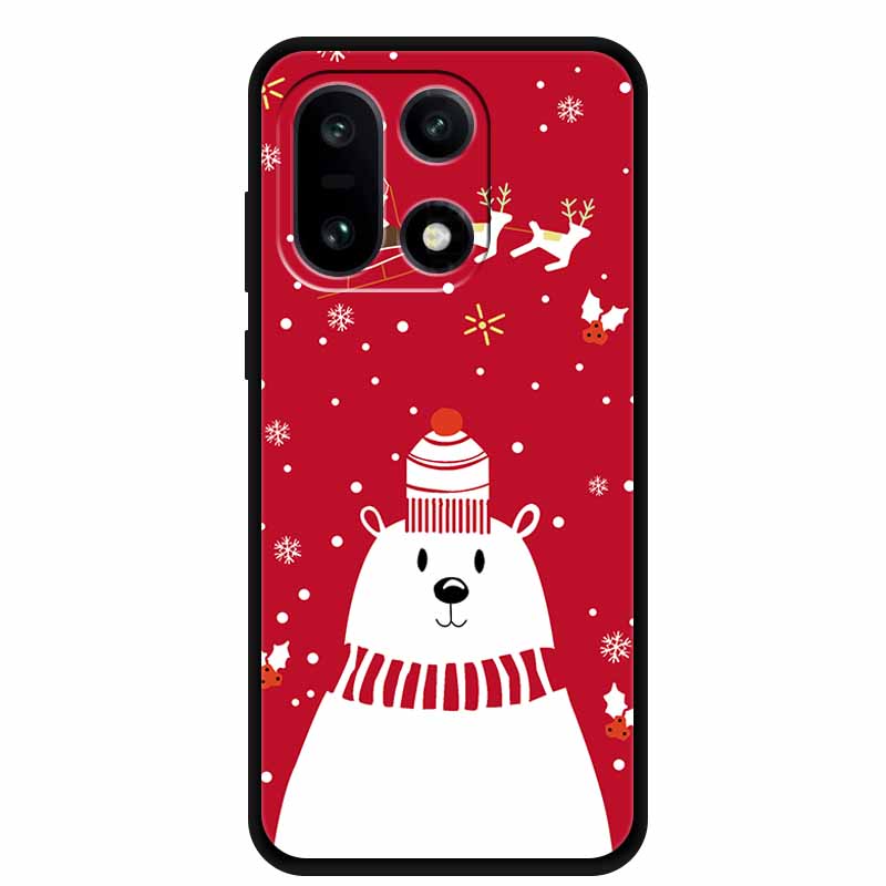 Christmas Phone Case For OnePlus 15 PLK110 Soft Silicone Christmas Tree Cover for OPPO OnePlus 1+ 15 Santa Claus Protective Case