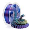 1Kg Silk Rainbow Pla Filament 1.75Mm Shiny Multicolor 3D Printer Filament Fast Color Change  Plus-Minus 0.03Mm 1Kg Spool