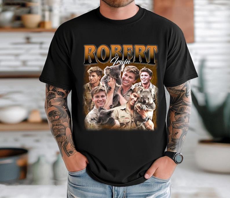 Retro 90s Robert Irwin Zookeeper TShirt Vintage Robert Irwin Fan Gift Robert Irwin Wildlife Retro Shirt