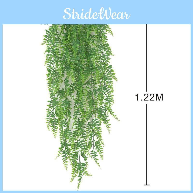 Plastic Faux Grass Wall Decor 122cm Long For Ecofriendly Home And Garden Decoration