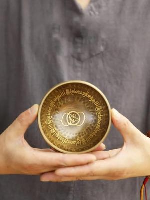 10cm Pirinç Zil Meditasyon Kasesi Ses Şifası Enstrümanı Singing Bowl Yoga Vurmalı Çalgılar Meditasyon Müzik Aksesuarı