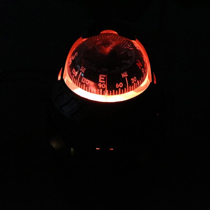 lC760 Sea Navy Marine Boat Electronic Ship Vehicle Car Navigation Compass High Precision Positioning LED Night Light