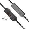 USB 2.0 Y Splitter Adapter Cord Wire With 2 Female Port And Switching Controller Button For Device Power Management