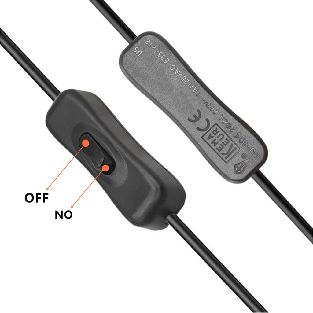 USB 2.0 Y Splitter Adapter Cord Wire With 2 Female Port And Switching Controller Button For Device Power Management