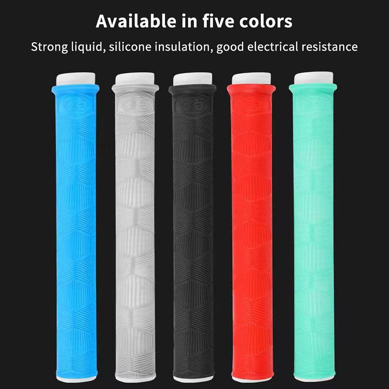 Silicone Fishing Rod Handle Wrap Replaceable Universal Anti-Slip Grips Cover Non Slip Multifunctional Hand Pole Grips