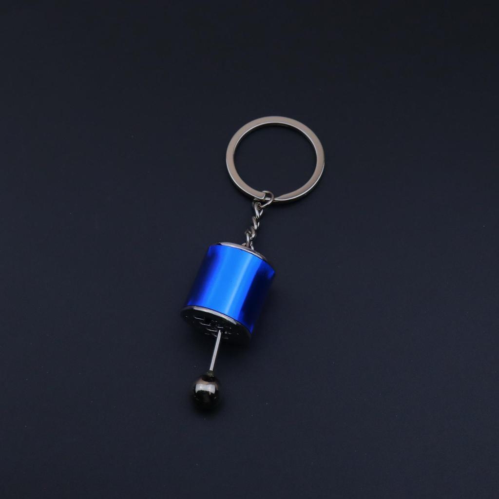 Ratchet Wrench & Piston Keychain: Car and Motorcycle Wheel Hub Modification Gift