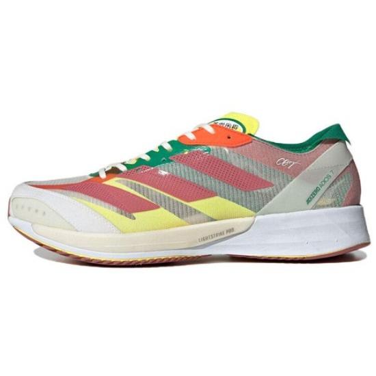 Adidas Adizero Adios 7 Лучевой желтый/Насыщенный зеленый/Чудо-красный - HQ1069 EU 40 разноцветный