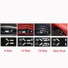 For Porsche Cayenne -2024 Seat Adjustment Button Cover Trim Silver Sticker