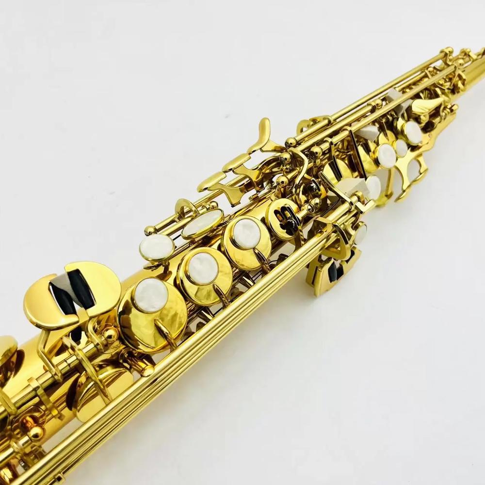 Buy Classic S475 Soprano Saxophone B Flat Japanese Hand Carved Pattern Craft Jazz Instrument