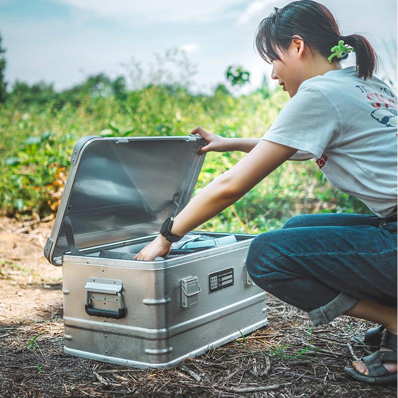 Black Deer Outdoor Camping Aluminum Storage Box