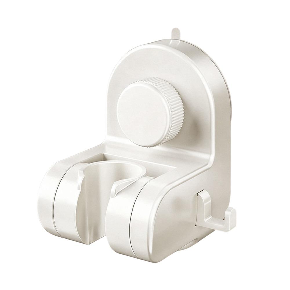

Suction Cup Adjustable Shower Bracket Reusable Shower Head Stand Bathroom Accessories білий