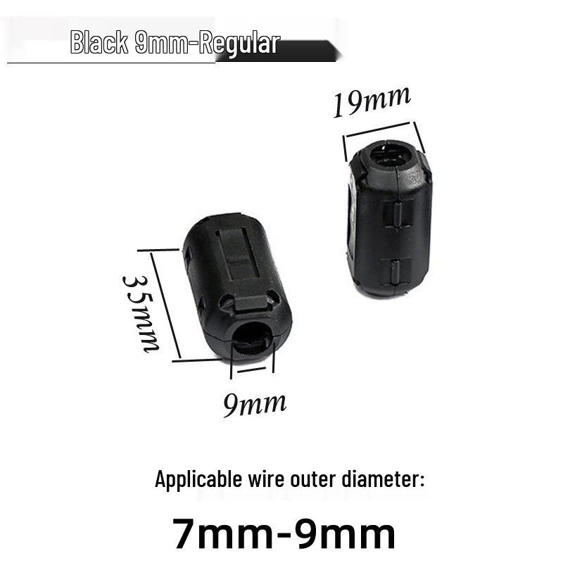 Snap-On Nickel-Zinc Ferrite Core Magnetic Ring for Anti-Interference Shielding