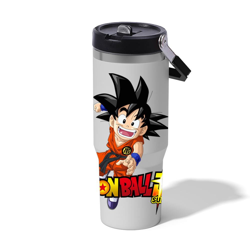 30oz Large Capacity Portable Car Cup Stainless Steel Thermos Cup with Straw Handle Travel Sports Water Bottle Vacuum Flask gift