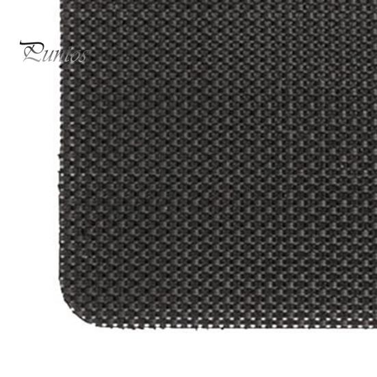 1 Set 4x4-Inch Trampoline Repair Patch Kit with Scraper Adhesive Wiper Waterproof Trampoline Tear Hole Covering Square Black Patch