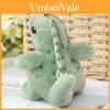 Adorable Cartoon Dinosaur Plush Keychain Soft Green Dino Stuffed Toy For Bags