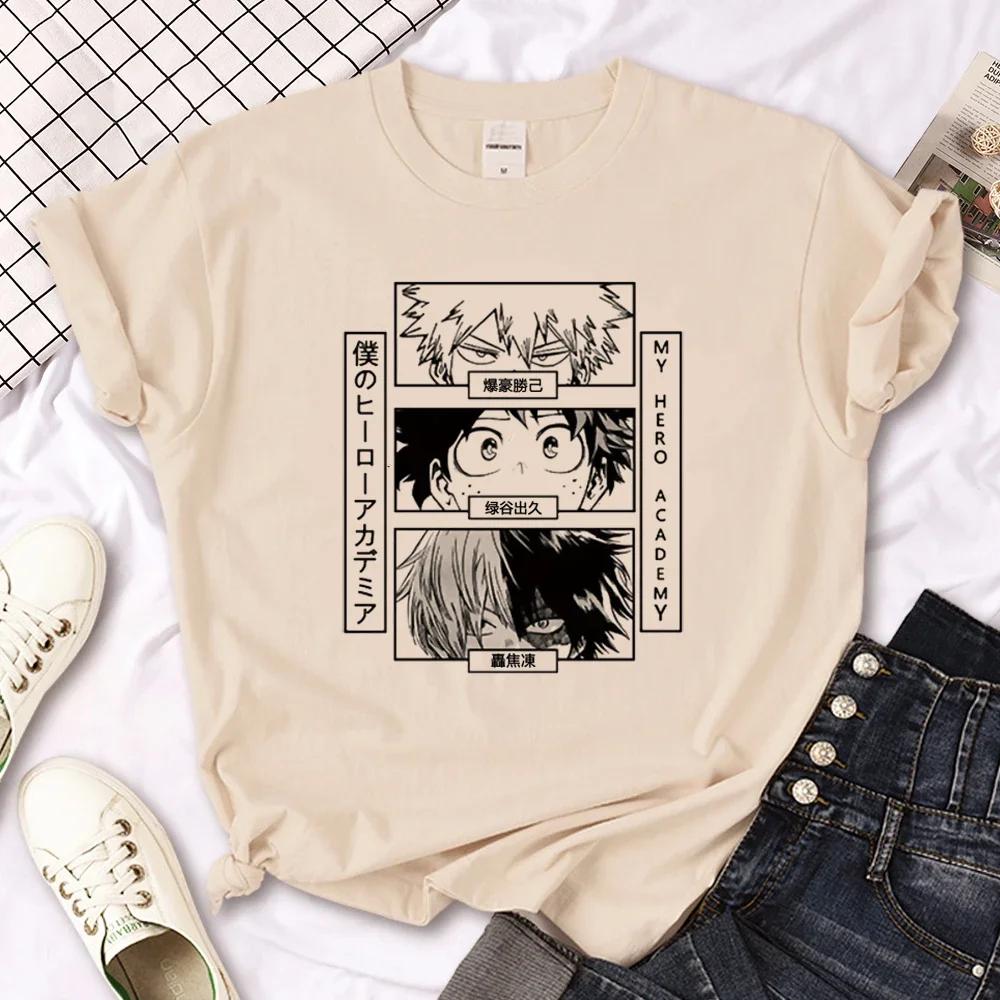 

Футболка унисекс My Hero Academia для женщин, унисекс, уличная одежда, футболка Harajuku для девочек, унисекс, уличная одежда Y2k, графические футболки XS