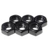 Black Stainless Steel Hex Nut Cap - Sizes M2 to M24