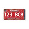 Vintage Tin Art with 1530 License Plate Design: Ideal for American - style Background Wall Decor