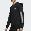 Adidas Neo Essential 3-Stripes Knit Hoodie Men Hoodie Black DW8042