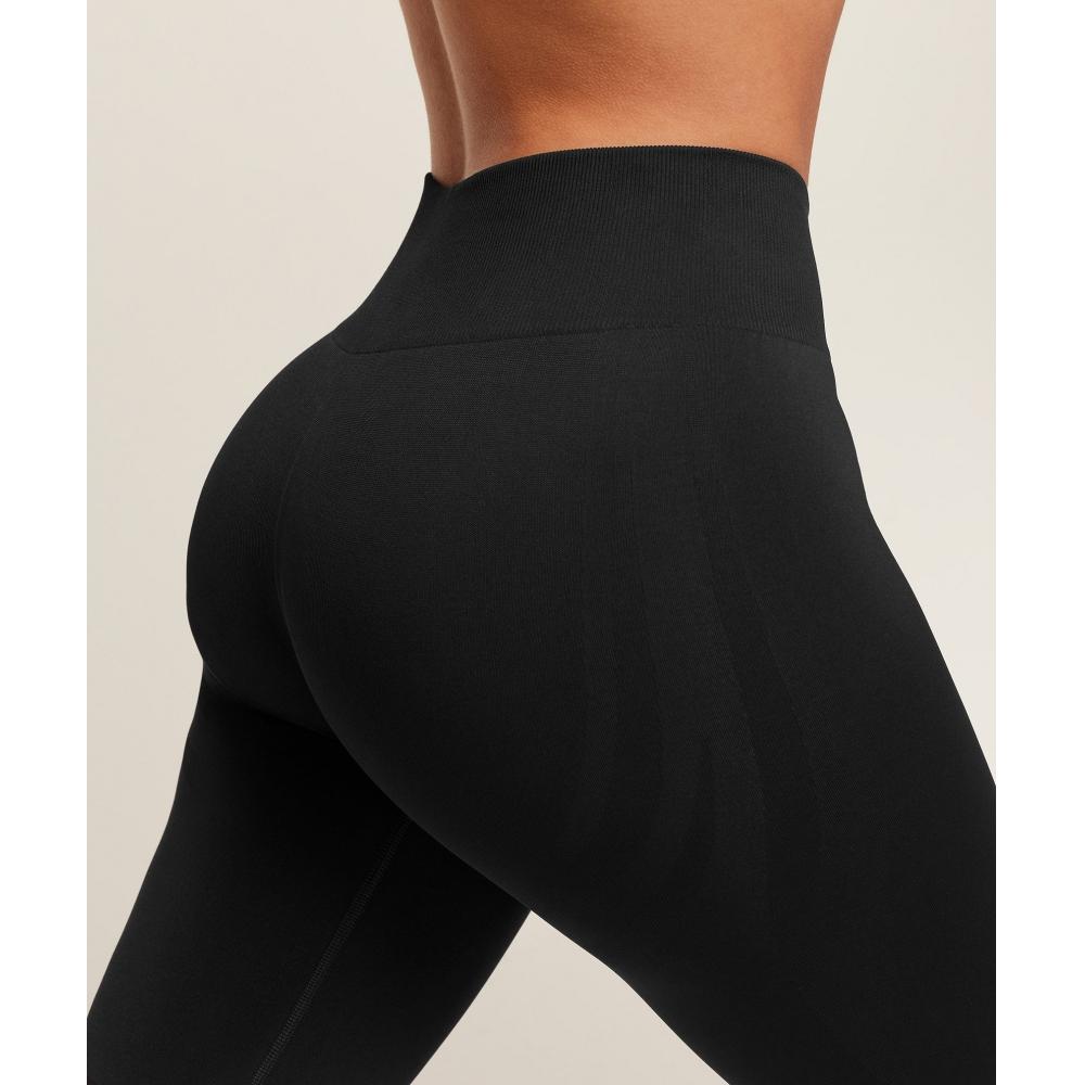 Gymshark Alltags nahtlose ausgestellte Leggings 2.0 Gs Schwarz B6b2g Bb2j