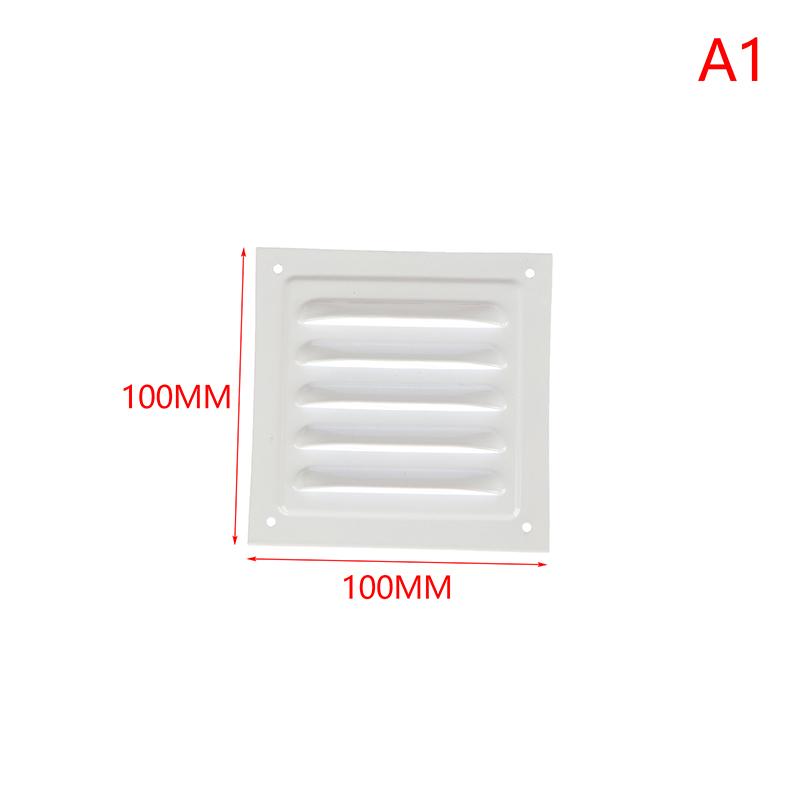 1Pc 100-250mm Aluminum Alloy Air Vent Grille Air System Net Cover Screen Exhaust Outlet Square Heating Cooling Vents Plate
