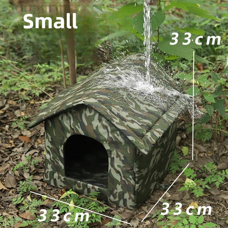 

Winter Cat Nest Outdoor Stray Cat Dog Kennel Removable and Washable Cat House Water Barrier Threshold Rainproof Pet Kitty Beds