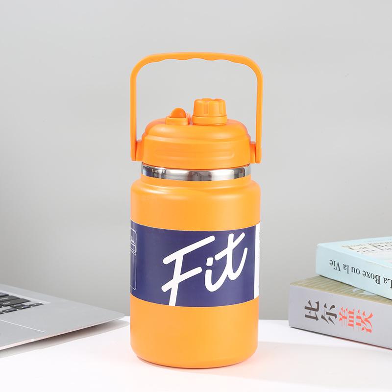 

50oz New large capacity insulation bucket, Multi-functional 304 stainless steel thermo jug, Outdoor portable sports kettle, 1.5L S 1500ML