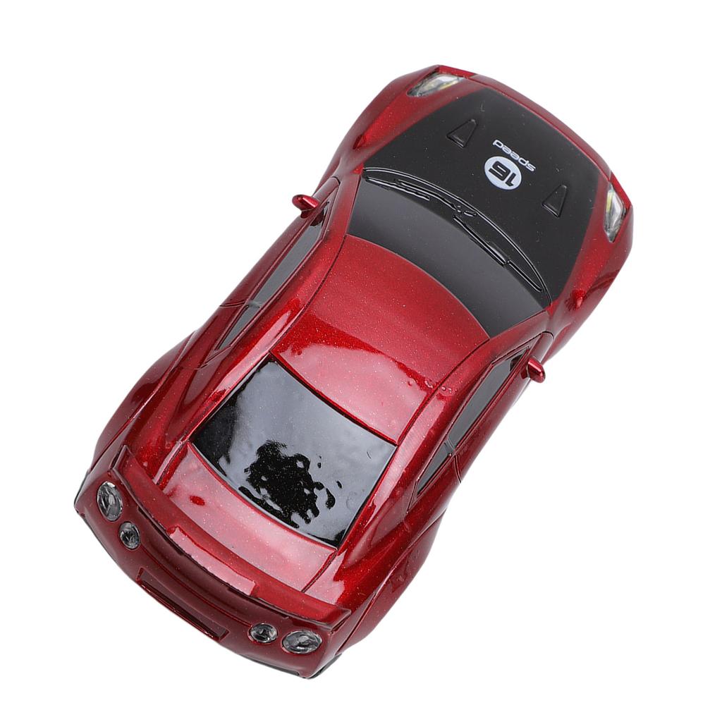 1:43 Scale RC Drift Car with Lights 4WD High Speed Remote Control Racing Sports Car Toy for Kids Adults Teen Red