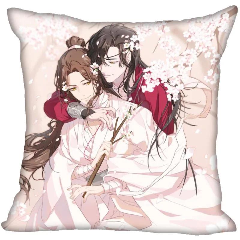 New Arrival Tian Guan Ci Fu Pillow Cover Bedroom Home Wedding Decorative Pillowcase Square Zipper Pillow Cases Soft No Fade 0913