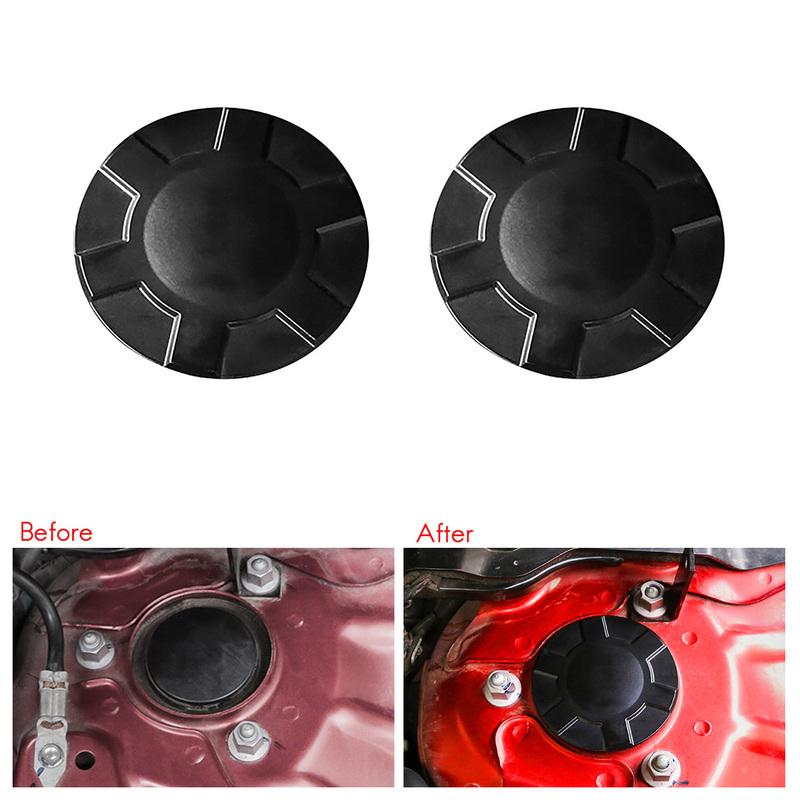 M63K-2Pcs Car Shock Absorber Screw Protective Cover Dust Cover Decoration Protection Cover For Mazda 3 Axela CX-30