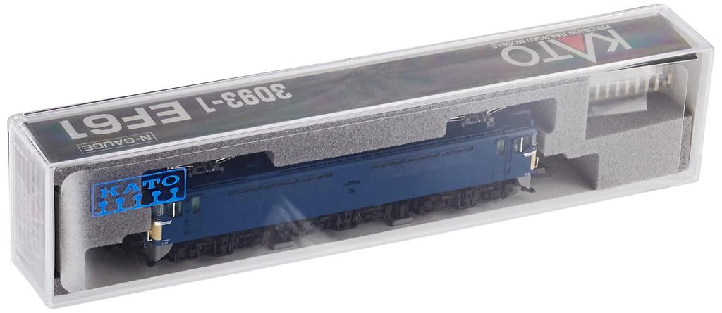 KATO N Gauge EF61 3093-1 Electric Locomotive, Blue