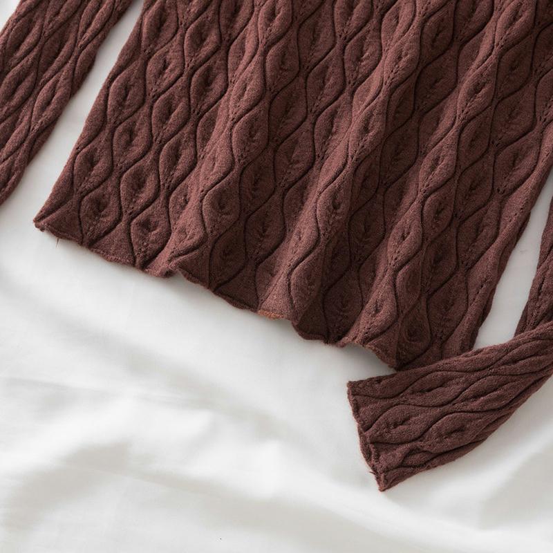 Pulover Tricotat Jumper Femei Gât Mediu Pulover Tricotaje Femei Slim Culoare Solidă Pulover Toamnă și Iarnă Călduros Moale Pull