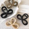 Solid Hollow Bow Hair Claws For Women Girls Sweet Hair Ornament Back Head Hair Clips Headband Hair Accessories