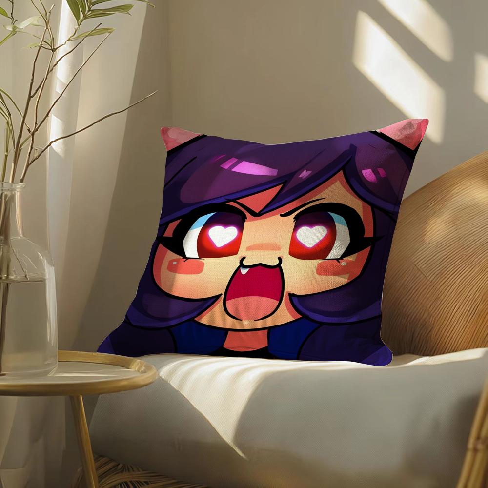 Cartoonaphmaudecorative Pillow Case Pillowcase, Double-Sided Printed, Sofa Cushion, Bedroom Headboard