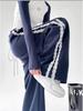 2024 Women's Trendy High Waist Wide-Leg Patchwork Lace Sweatpants