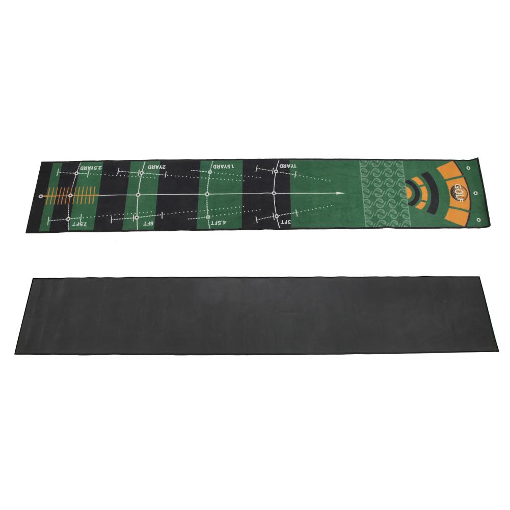 Golfmatte Mini Schiebestock Ballunterlage Putter Übung Divotgabel Trainer Zubehör Maschinenwaschbar