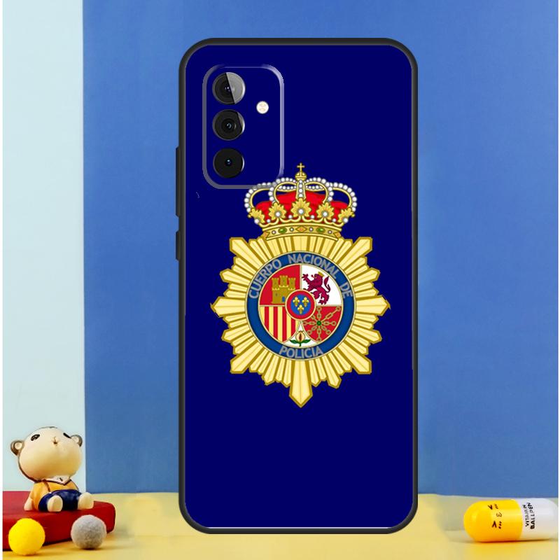 Spain National Police Logo Cover For Samsung Galaxy A52 A32 A22 A12 A13 A23 A33 A53 A51 A71 A15 A25 A14 A34 A54 Case