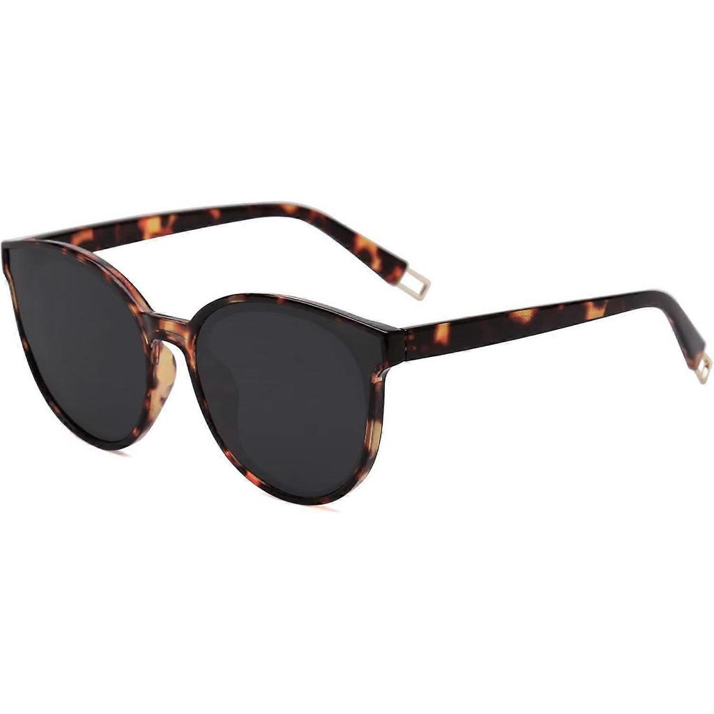High Quality Brand New Oversized Round Sunglasses for Women and Men Amber