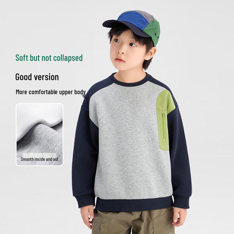 ZuoXi Boys' Casual Crewneck Pullover Sweatshirt
