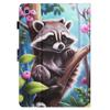 Case for Samsung Galaxy Tab S6 Lite 10.4" 2020/2022/2024, with flap, raccoon