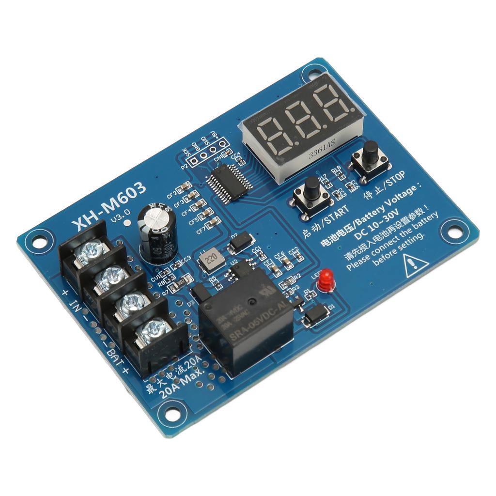 XH M603 Ladekontrollmodul Professionelles 12-24V Lithiumbatterie-Schutzschaltboard mit LED-Anzeige