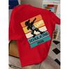 Kids Crewneck Short Sleeve T-Shirt, Schulkind Bam Print, Trendy Campus Casual Tee for Students