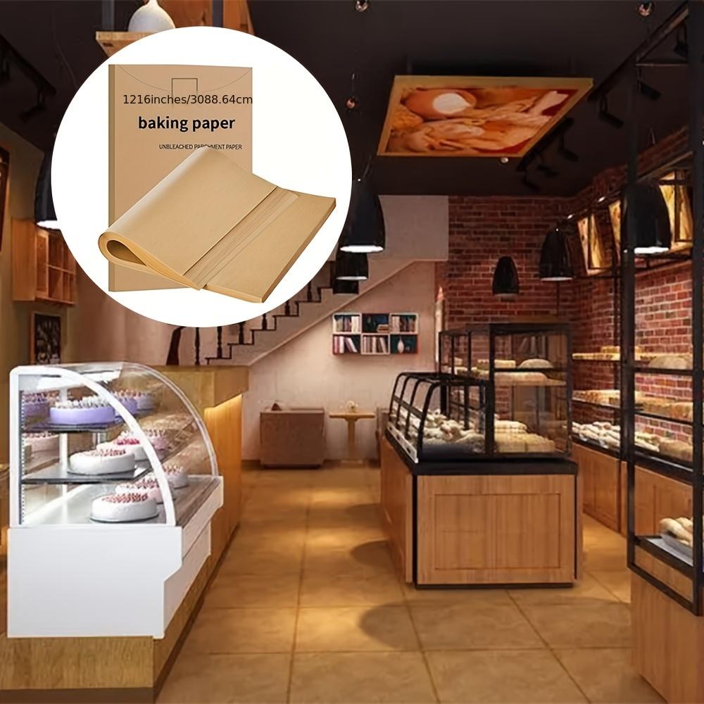 50Pcs Baking Paper Non-Stick Parchment Baking Sheet For Oven Air Fryer Grilling Mat Paper Food Wrapping Paper Kitchen Baking Too