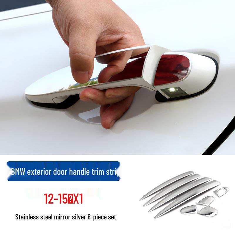 Decorative Strip for Exterior Door Handles: Compatible with BMW 5, 3, 6GT, X1, X2, X3, X4, X5, X6 Models