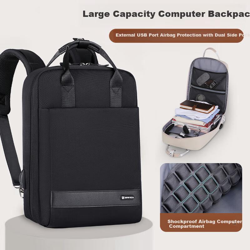 BRINCH Laptop Backpack for Men And Women, 15/16 Inch Large Capacity Suitable for Xiaomi Huawei Travel Business Trip Bag